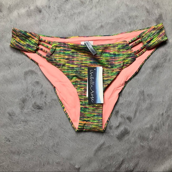 NWT Isabella Rose Prismatic Maui Swim Bottoms - Picture 9 of 9